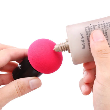 Cosmetic Sponge Handheld Mushroom Head Cosmetic Puff Foundation Cream Concealer Makeup Sponges Smooth Sponge Beauty Makeup Tools