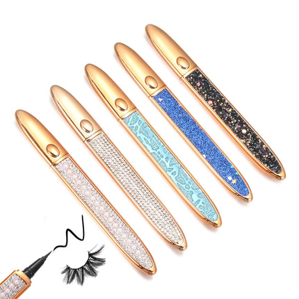 Self-adhesive Magic Lash Liner Glue Pen Non Magnetic No Glue Diamond Glitter Liquid Eyeliner Waterproof Longlasting Fast Dry