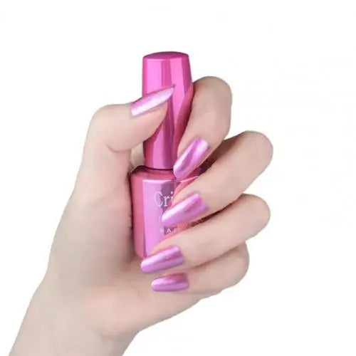 20ml Nail Polish Metallic Mirror Effect Lasting Nail Decor Quick Drying Nail Art Polish Makeup Tool