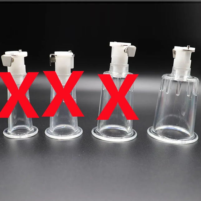 Hand Held Vacuum Pumps Clitoris Stimulator Nipple Enhancement Breast Enlarger Sucking Massager Sex Toys For Woman Erotic Shop