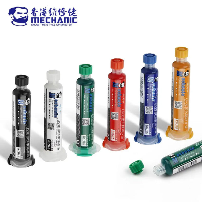 MECHANIC UVH900 Series UV Photosensitive Solder Mask Ink BGA PCB Circuit Board Paint Oil Welding Flux Prevents Corrosive Arcing