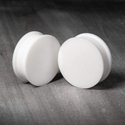 Pair Flesh Silicone Double Flare Plugs Large Gauge Ear plugs Ear Gauges Supersize Ear Expander Piercings  3mm-50mm
