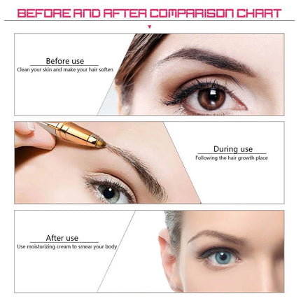 Eyebrow Trimmer Face Shaver Portable Eye Brow Epilation Safety Eyebrow Cutting Woman Makeup Tools depiladora de vello facial