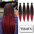 T1B/Burgundy / 26inches / 3Pcs/Lot