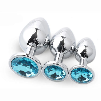 Metal Anal plug P Spot Stimulator Prostate Massager Butt Plug Wearable Sex Toys for Men and Women Dropshiping