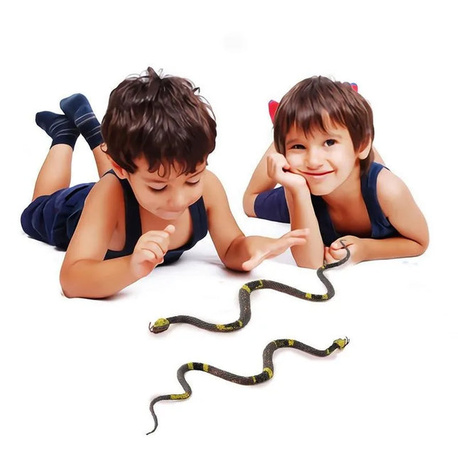 Realistic Plastic Tricky Toy Fake Snakes Boa Rattlesnake Model High Simulation Toy Prank Halloween