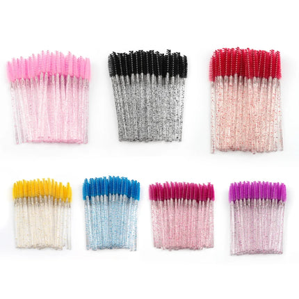 YSDO 5/50 Pcs Eyelash Brushes Makeup Brushes Eyebrow EyeLash Brushe Mascara Wands Applicator Eye Lashes Cosmetic Brush Tools
