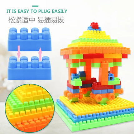 Hot toy toys For kids Inserting and assembling Large particle Building Blocks educational toys DIY Constructor toys For children