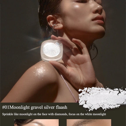 Diamond Glitter Mashed Potatoes Highlighter Diamond Highlighter Makeup Gel Face and Body Brighten Glitter Natural Contour Makeup