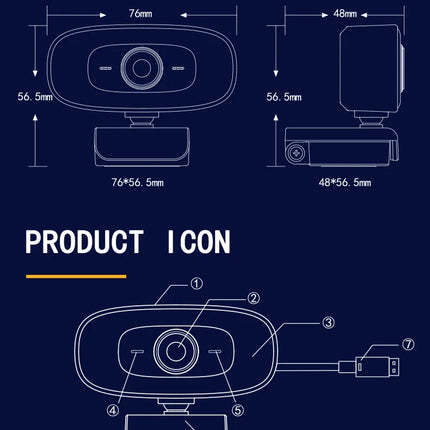 Webcam Mini 4K USB Computer 2K Webcam  Full HD 1080P Web  For Work With Microphone Tripod For PC Laptops Live Streaming Camera
