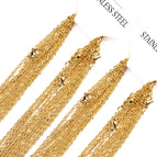 Gold / 1mm 55cm 22inch