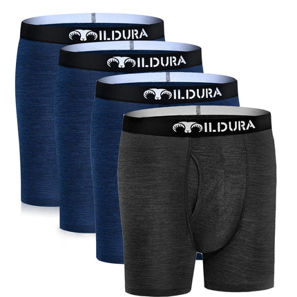 100% Merino Wool Boxer Briefs Men Merino Underwear Base Layer Merino Boxer Brief Underpants Soft Moisture Breathable Asian Size