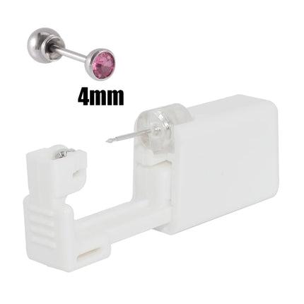 1PC 316L Surgical Steel Ear Stud Disposable Sterile Piercing Stud with Safe Ball Buckle Set Piercing Gun Body Piercing Jewelry