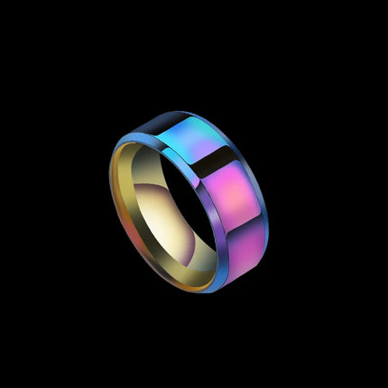 Letdiffery Simple Stainless Steel Couple Jewelry Smooth 1/2/4/6/8mm Women Men Finger Rings For Lovers Dropshipping Wholesale