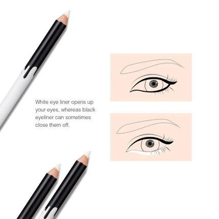 Eyeliner Pencil Makeup Women Long Lasting Waterproof Pigment Eye Liner White Eyeliner Pen Cosmetics 1-10 Pcs