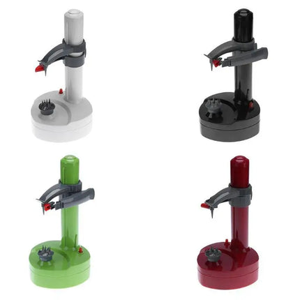 Multifunction Stainless Steel Electric Peeler Automatic Fruit Peeler Vegetable Cutter Three Spare Blades Potato Peeler Machine