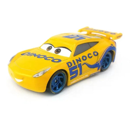 1:55 Original Pixar Cars Toy Rocket McQueen Mater Diecast Car Model Cartoon Car Toys Boy Christmas Gift