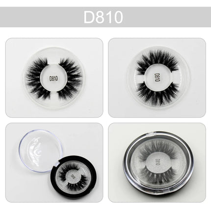 LEHUAMAO Makeup Eyelashes 3D Mink Lashes Thick HandMade Fluffy Lashes Cruelty Free Volume Wispy Soft Lash Reusable False Eyelash