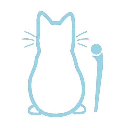 Cute Kitty Cat Car Windshield Wiper Vinyl Art Sticker Decor Lovely Animal Dog Mural Art Decal For Car Window Laptop Decoration