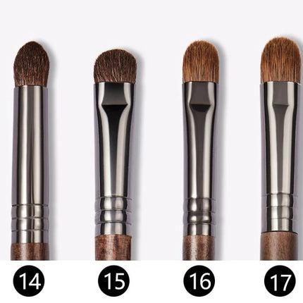 OVW Natural Goat Hair Makeup Brushes Set Professional Kit brocha maquillaje pedzle do makijazu blending smudging brush shader