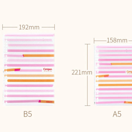Japan Kokuyo Campus Smartring Loose-leaf Notebook Transparent Coil Loose-leaf Notebook A5/B5 10 Sheets Paper Convenient Notebook