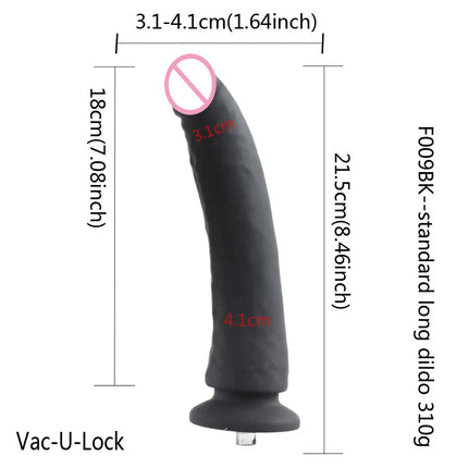 FREDORCH Sex Machine Big black Dildos Quick Connector Vibrator For Women Attachments Toys for Adults Realistic Dildos