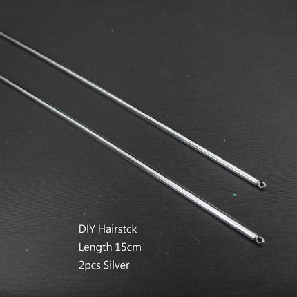 Chinese Japanese Metal Hair Sticks With Tassels Exquisite Imitation Pearl Alloy Fan Pendant Hair Pins Clips Bun Maker Gifts