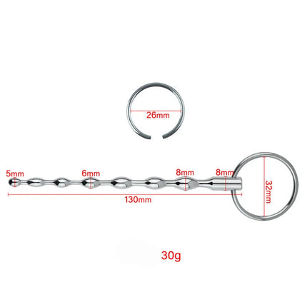 Penis Plug Male Urethral Dilator Metal Urethral Lock Catheter Sounding Chastity Bondage Adult Products Sex Toys for Men
