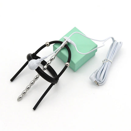 Teaser Electric Shock Sex Toys,Electro Pulse Anal Plug Penis Plug Nipple Clamp Cock Ring,Strong Power Box,SM Product Accessories