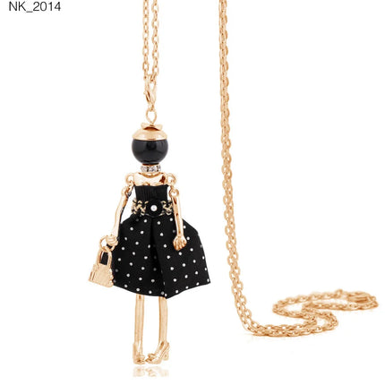 Cute Women Necklace Statement Lady Charm Long Trendy Necklace 2026 New Fashion Female Big Pendant Lovely Jewelry Gift Wholesale