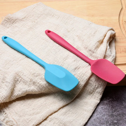 Kitchen Silicone Cream Butter Cake Spatula Mixing Batter Pastry Scraper Brush Butter Mixer Cake Brushes Baking Tool Kitchenware