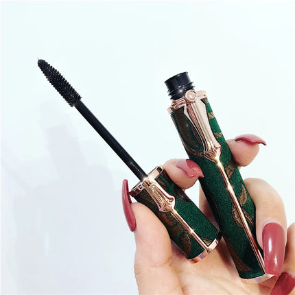 Hojo Curling Mascara Waterproof Antiperspirant Not Blooming Long Curling Makeup Sense of Natural Fiber Mascara Makeup Brushes