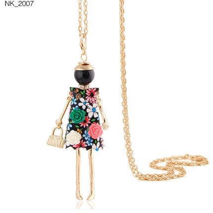 Cute Women Necklace Statement Lady Charm Long Trendy Necklace 2026 New Fashion Female Big Pendant Lovely Jewelry Gift Wholesale
