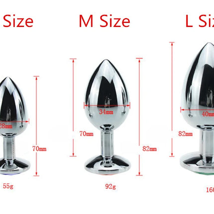 Changeable Anal Plug Fox Tails Metal Anal Sex Toys Butt plug Sex Games Role play Cosplay Toys  Drop Shipping