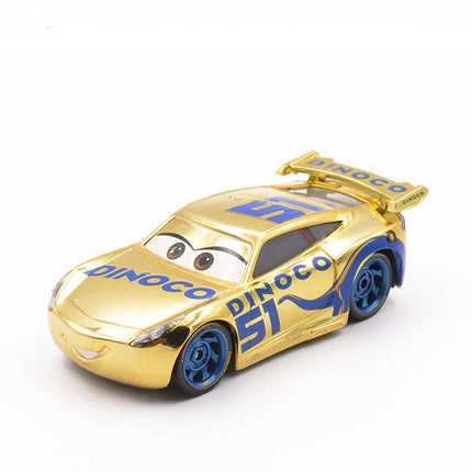 1:55 Original Pixar Cars Toy Rocket McQueen Mater Diecast Car Model Cartoon Car Toys Boy Christmas Gift