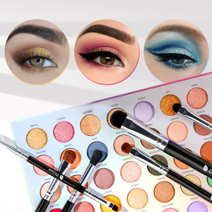 DUcare Eyeshadow Makeup Brush 6-7Pcs Makeup Tools Powder Foundation Eyeshadow Eyebrow Synthetic Pony Hair Women Makeup Brush Set