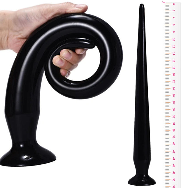 S/M/L Long Anal Plug Powerful Suction Cup G Spot Stimulator Anal Dildo Masturbation Man Woman Butt Plug Longest Dick Anal Toy
