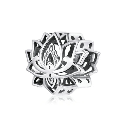 BAMOER Silver Charm Collection 925 Sterling Silver Dazzling CZ Beads fit Bracelets & Bangles Jewelry