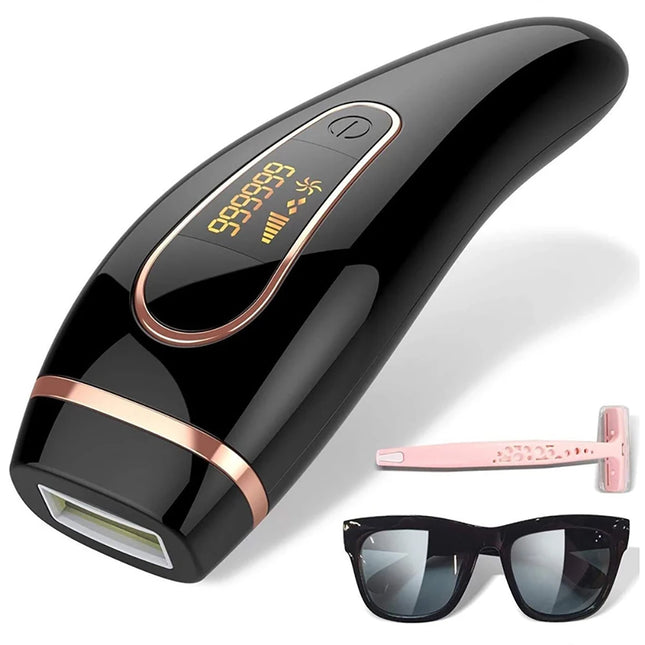IPL Hair Removal for Women and Men Permanent Painless Laser Hair Removal System 999,999 Flashes Hair Remover Treatment for Whole Body