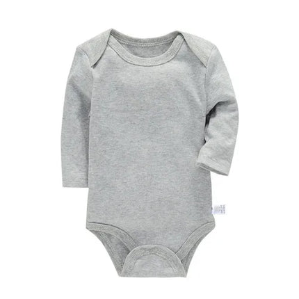 Lawadka 3-24M Cotton Bodysuit For Newborns Four Season Long Sleeve Infant Baby Girls Boys Clothes Jumpsuit Solid Baby's Rompers
