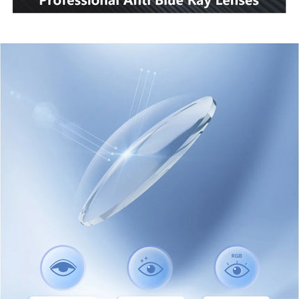 ZENOTTIC Fashion Cat Eye Prescription Glasses Women Anti Blue Ray/Photochromic Eyewear Optical Myopia Progressive Eyeglasses