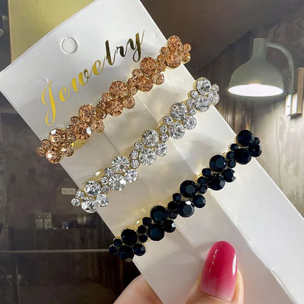 Crystal Pearl Hair Clips / Pinces Perles Cristal