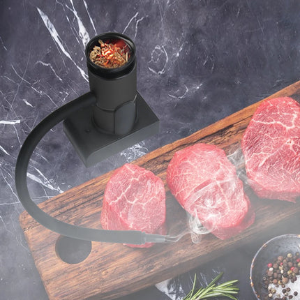 BORUiT Smoker Infuser Portable Molecular Cuisine Smoking Food Cold Smoke Generator Meat Burn Cooking for BBQ Grill Cocktails