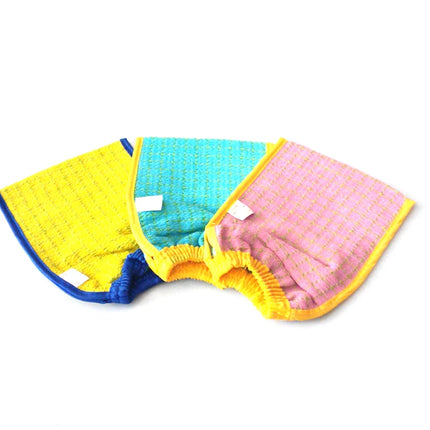 1PCS Shower Spa Exfoliator Two-sided Bath Glove Body Cleaning Scrub Mitt Rub Dead Skin Removal Magic Peeling Glove 14x17cm
