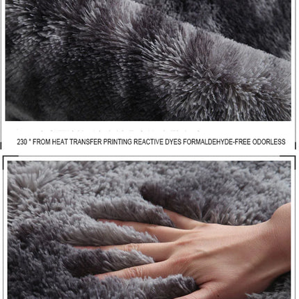 Plush carpet living room Decoration Children bedroom carpet Fluffy Mat for hallway Non-slip Hair Rugs Bedside designs room Mat