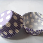 purple polka dot