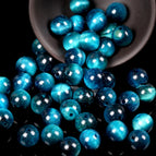 Blue Tiger Eye / 8mm  45 to 46pcs