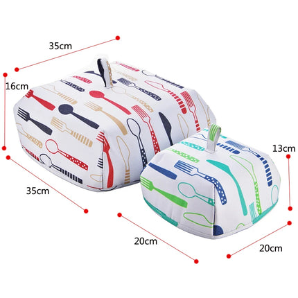 Dining Table Food Cover Dust Keeping Warm Cooking Tools Anti Fly Mosquito Hygiene Lid Folding Insulated Kitchen Accessories