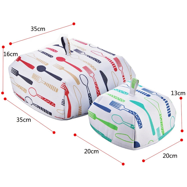 Dining Table Food Cover Dust Keeping Warm Cooking Tools Anti Fly Mosquito Hygiene Lid Folding Insulated Kitchen Accessories