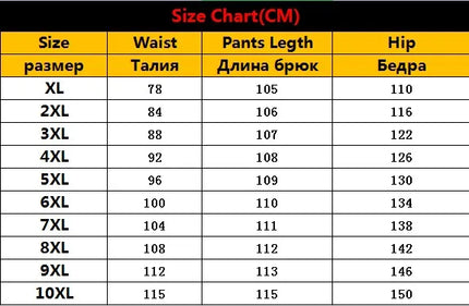 10XL Big Size Fleece Lined Warm Joggers with Cuffed Ankles Mens Casual Pants Cotton Comfort Winter Wear Plus Size 160KG Wear
